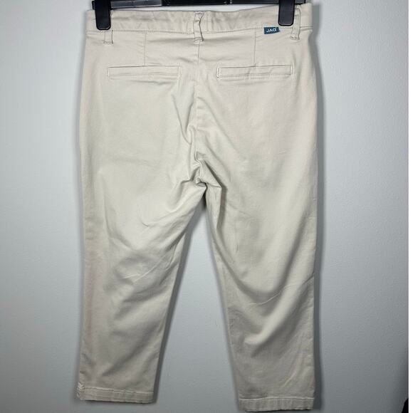 Jag Jeans The Maddie Capris Tan Cotton Pants Women's 4P - Picture 5 of 7